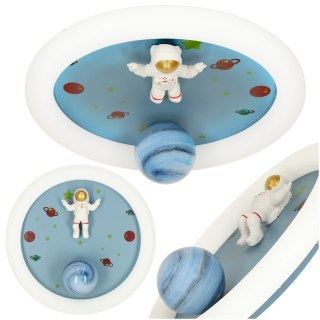 Lampa LED sufitowa plafon do pokoju dziecięcego ściemniana + pilot astronauta Kik Sp. z o. o. Sp. k.