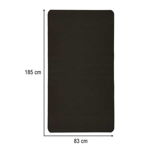 Mata do ćwiczeń jogi gimnastyczna treningowa fitness karimata gruba 1,5cm czarna + pokrowiec Kik Sp. z o. o. Sp. k.