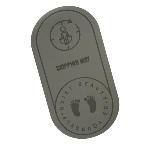 Mata fitness do ćwiczeń jogi wygłuszająca antypoślizgowa 125x61,5x0,6 cm szara Kik Sp. z o. o. Sp. k.
