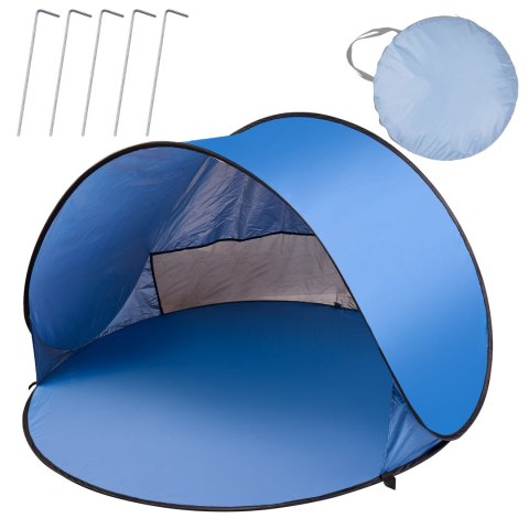 Namiot plażowy duży samorozkładający się automatyczny na plażę parawan ogrodowy XL 146x146cm + pokrowiec Kik Sp. z o. o. Sp. k.