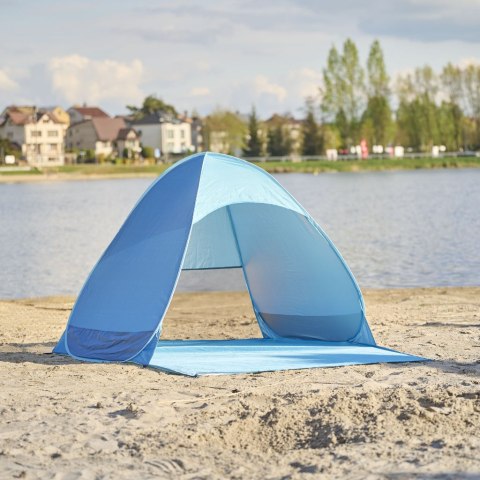 Namiot plażowy parawan samorozkładający na plażę ogród ogrodowy POPUP ochronny UV XXL Kik Sp. z o. o. Sp. k.