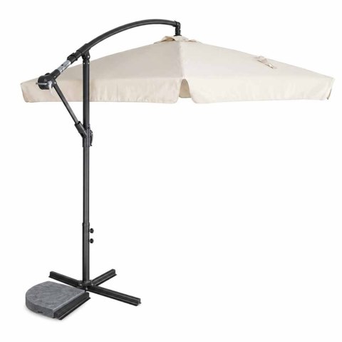 Parasol ogrodowy LUARO duży składany z wysięgnikiem 290cm beżowy Kik Sp. z o. o. Sp. k.