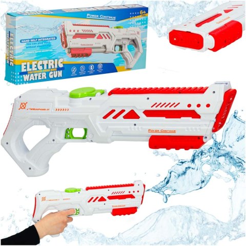 Pistolet karabin na wodę elektryczny mocny profesjonalny broń wodna dla dzieci biały Kik Sp. z o. o. Sp. k.