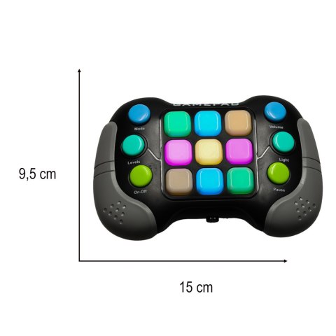 Gra Memory elektroniczna zręcznościowa antystresowa konsola light 4 tryby Kik Sp. z o. o. Sp. k.