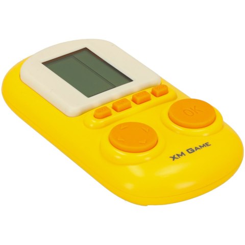 Gra elektroniczna zręcznościowa mini konsola przenośna kieszonkowa żółty Kik Sp. z o. o. Sp. k.