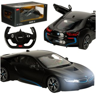 Samochód zdalnie sterowany Rastar 71010 BMW i8 1:14 otwierane drzwi czarny Kik Sp. z o. o. Sp. k.