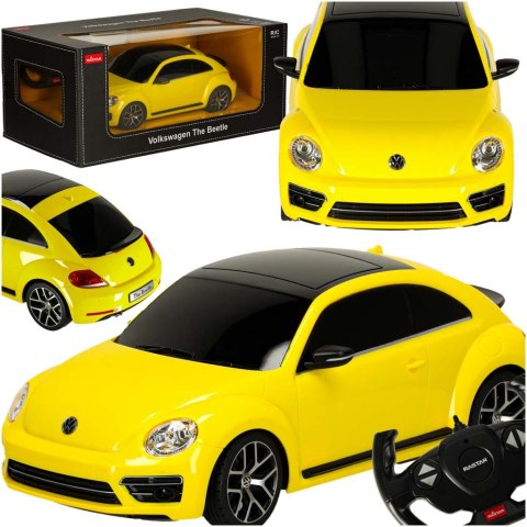 Samochód zdalnie sterowany Rastar 78000 Volkswagen Beetle 1:14 żółty Kik Sp. z o. o. Sp. k.