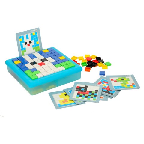 Układanka kreatywna logiczna klocki puzzle mozaika 175 elementów Kik Sp. z o. o. Sp. k.