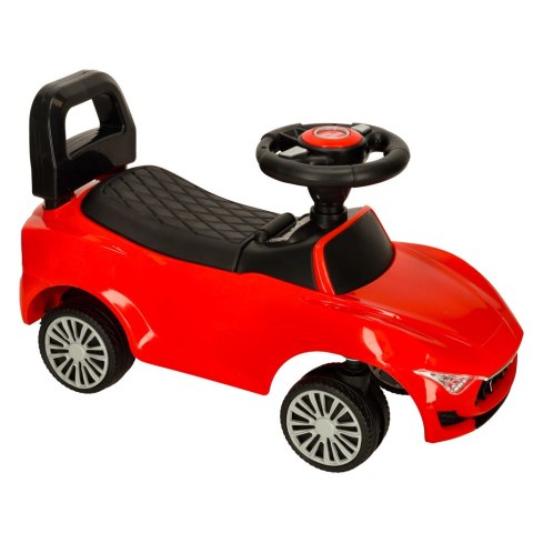 Jeździk pchacz samochód auto z dźwiękiem i światłami czerwony Kik Sp. z o. o. Sp. k.