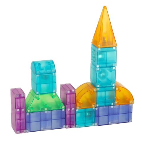 Klocki magnetyczne konstrukcyjne świecące elementy figury 3D 64 el. Kik Sp. z o. o. Sp. k.