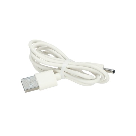 Lampka nocna dla dzieci silikonowa dotykowa miękka USB biała kotek leżący Kik Sp. z o. o. Sp. k.