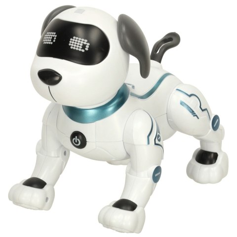 Pies piesek interaktywny zdalnie sterowany na pilota RC robot skacze śpiewa Kik Sp. z o. o. Sp. k.