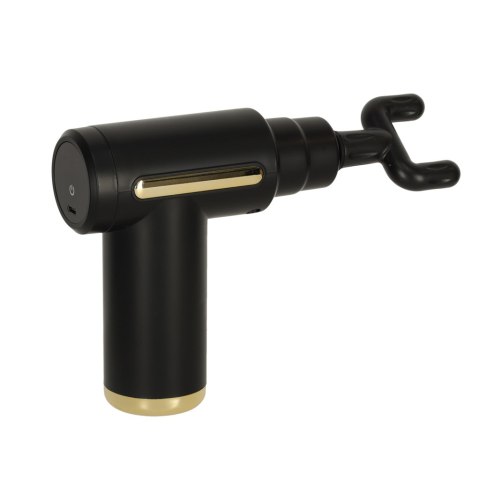 Pistolet do masażu masażer do pleców ciała LED 4w1 czarny Kik Sp. z o. o. Sp. k.