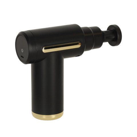 Pistolet do masażu masażer do pleców ciała LED 4w1 czarny Kik Sp. z o. o. Sp. k.