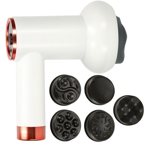 Pistolet do masażu masażer do pleców ciała pleców ujędrniający antycellulitowy bezprzewodowy wyszczuplający 5w1 Kik Sp. z o. o. Sp. k.