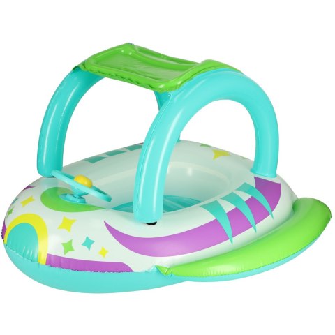 Kółko do pływania koło dmuchane z kierownicą pontonik dla dzieci z siedziskiem BESTWAY 34149 Xiamen Zhansong Commerce Trading Co.,Ltd.