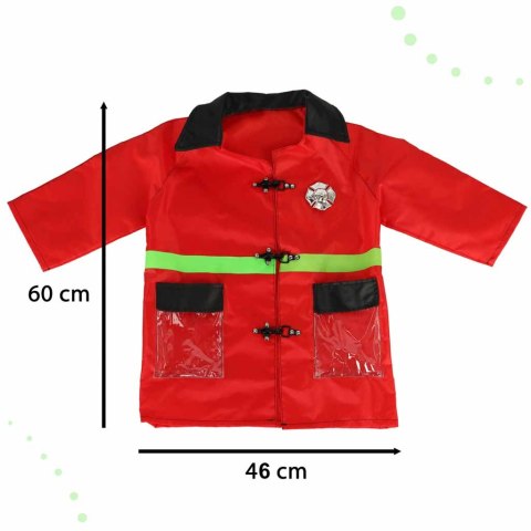 Kostium strój karnawałowy przebranie strażak walkie-talkie 3-8 lat Kik Sp. z o. o. Sp. k.