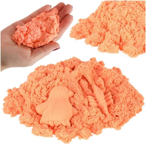 Piasek sensoryczny dla dzieci 1kg w woreczku pomarańczowy Kik Sp. z o. o. Sp. k.