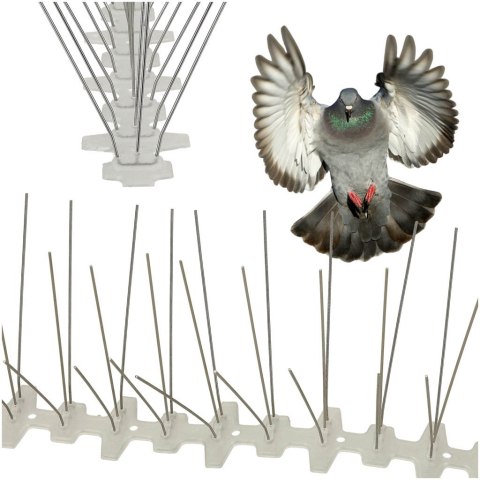 Kolce metalowe na ptaki gołębie 50cm x 11cm x 4cm Kik Sp. z o. o. Sp. k.
