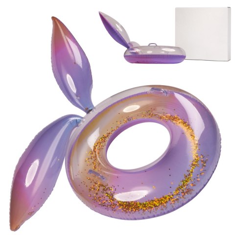 Kółko do pływania koło dmuchane syrena z brokatem galaxy 94 cm XXL max 60kg Kik Sp. z o. o. Sp. k.