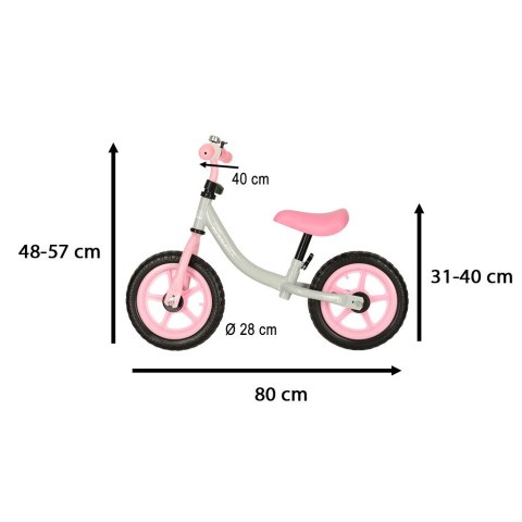 Rowerek biegowy Trike Fix Balance rower ultra lekki różowy Kik Sp. z o. o. Sp. k.