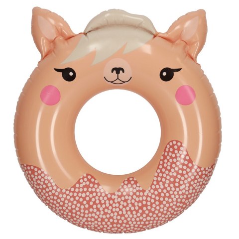INTEX 59266 Kółko do pływania koło dmuchane ponton plażowy lama max 40kg 76 cm Kik Sp. z o. o. Sp. k.