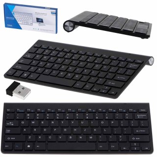 Klawiatura bezprzewodowa Smart TV czarna Kik Sp. z o. o. Sp. k.