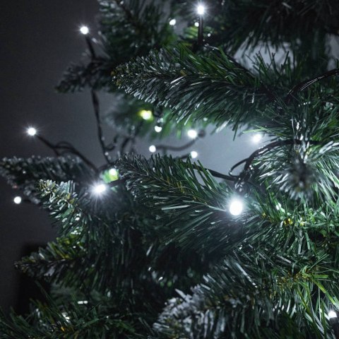 Lampki LED łańcuch świetlny świąteczne choinkowe 10m 100LED zimny biały 8 trybów świecenia Kik Sp. z o. o. Sp. k.