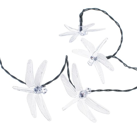 Lampki ogrodowe solarne ważki 6,5m 30LED multikolor Kik Sp. z o. o. Sp. k.