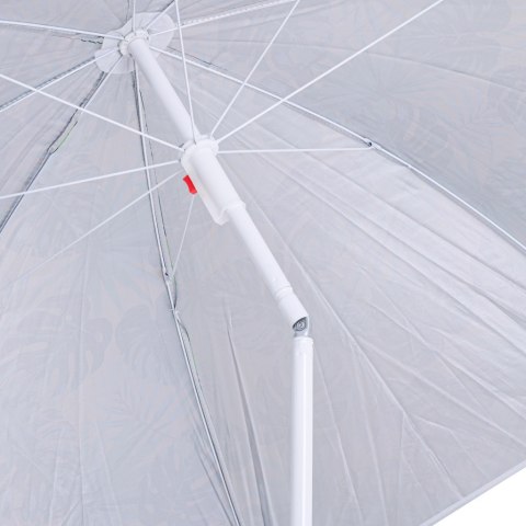 Parasol ogrodowy plażowy regulowany łamany 150cm liście UV Kik Sp. z o. o. Sp. k.