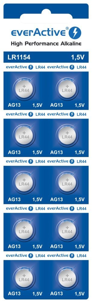 Bateria alkaiczna everActive G13 LR44 LR1154 blister 10szt Baltrade Sp. z o. o.