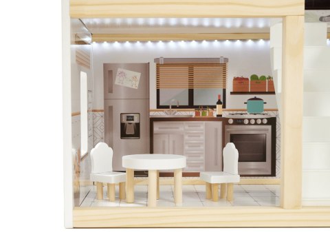 Domek dla lalek drewniany LULILO FLORO boho LED 78cm Kik Sp. z o. o. Sp. k.