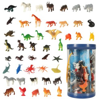 Figurki zwierzęta morskie dzikie zagrodowe dinozaury zestaw mix 48sztuk Kik Sp. z o. o. Sp. k.