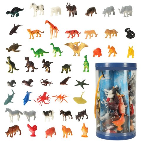 Figurki zwierzęta morskie dzikie zagrodowe dinozaury zestaw mix 48sztuk Kik Sp. z o. o. Sp. k.