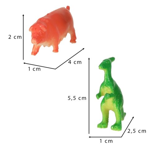Figurki zwierzęta morskie dzikie zagrodowe dinozaury zestaw mix 48sztuk Kik Sp. z o. o. Sp. k.