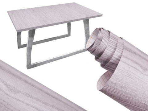 Folia rolka samoprzylepna okleina tapeta dąb srebrno-szary 1,22x50m Kik Sp. z o. o. Sp. k.