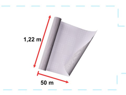 Folia rolka samoprzylepna okleina tapeta dąb srebrno-szary 1,22x50m Kik Sp. z o. o. Sp. k.