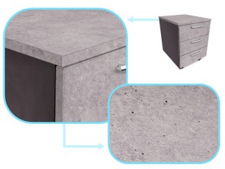 Folia rolka samoprzylepna okleina tapeta niebiesko-szary cement 1,22x50m Kik Sp. z o. o. Sp. k.
