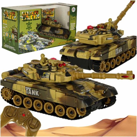 Czołg zdalnie sterowany na pilota RC War Tank 9993 2.4 GHz pustynny Kik Sp. z o. o. Sp. k.