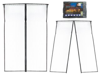 Moskitiera siatka magnetyczna na drzwi 160x230cm CZARNA Kik Sp. z o. o. Sp. k.