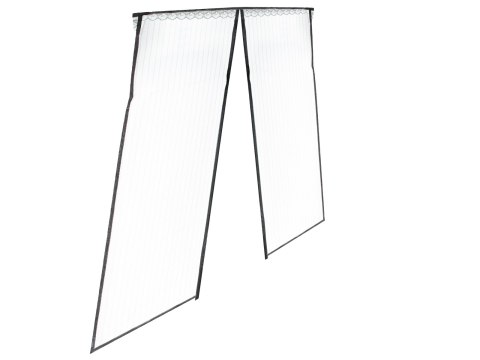 Moskitiera siatka magnetyczna na drzwi 160x230cm CZARNA Kik Sp. z o. o. Sp. k.