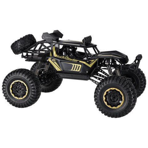 Samochód zdalnie sterowany 2,4GHz 1:8 51cm metal czarny Kik Sp. z o. o. Sp. k.
