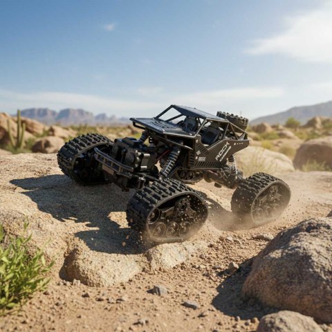 Samochód zdalnie sterowany na pilota RC Rock Crawler 4x4 LHC012 auto 2w1 czarny Kik Sp. z o. o. Sp. k.