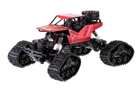Samochód zdalnie sterowany na pilota RC Rock Crawler 4x4 LHC012 auto 2w1 czerwony Kik Sp. z o. o. Sp. k.