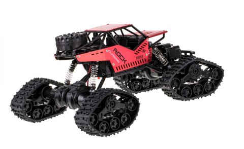 Samochód zdalnie sterowany na pilota RC Rock Crawler 4x4 LHC012 auto 2w1 czerwony Kik Sp. z o. o. Sp. k.
