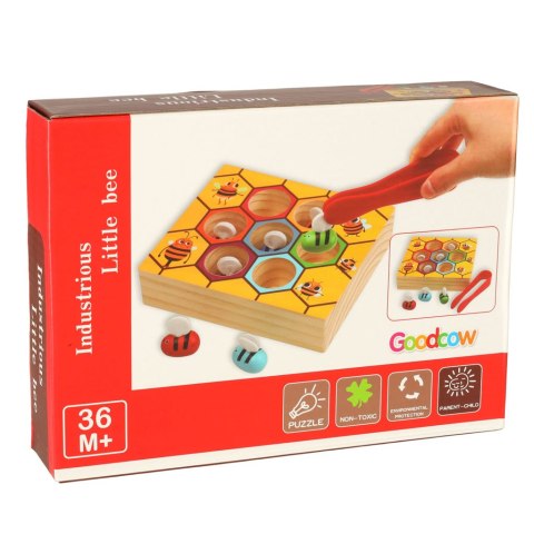 Gra edukacyjna plaster miodu pszczółki montessori Kik Sp. z o. o. Sp. k.