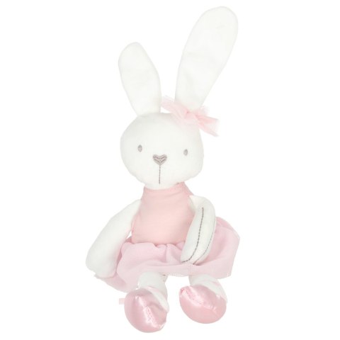 Maskotka pluszowa pluszak przytulanka królik zajączek w różowej sukience 42cm Kik Sp. z o. o. Sp. k.