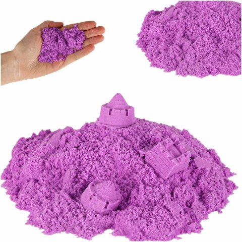 Piasek sensoryczny dla dzieci 1kg w woreczku fioletowy Kik Sp. z o. o. Sp. k.