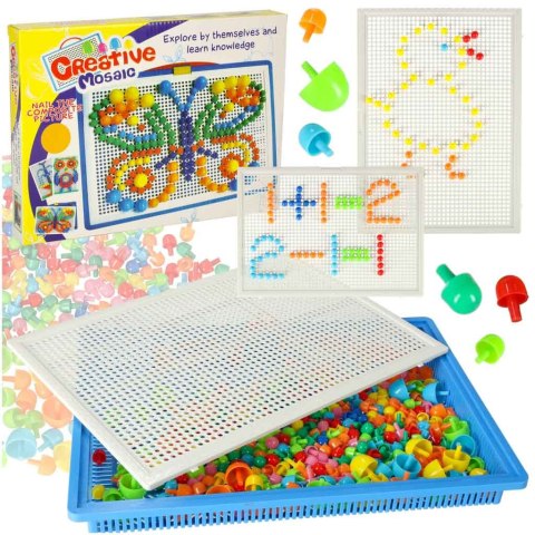 Puzzle pinezki grzybki układanka obrazkowa 296 sztuk Kik Sp. z o. o. Sp. k.