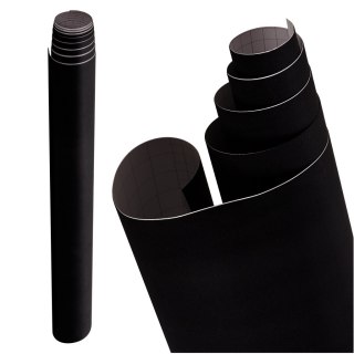 Folia rolka aksamitna czarna 1,35x15m Kik Sp. z o. o. Sp. k.